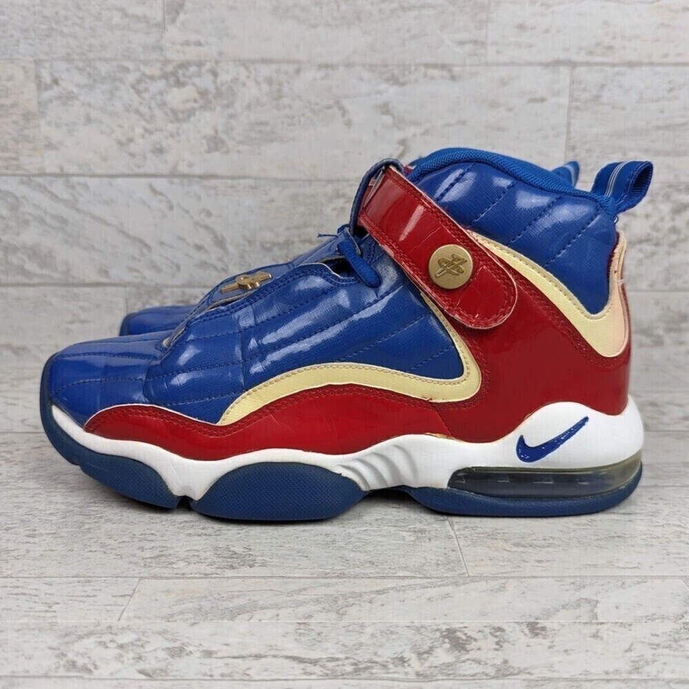 Nike Air Max Penny 4 Red/White/Blue 313936-441 Youth Size 6Y Women's 7.5 Shoes